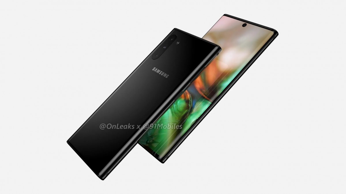 galaxy note 10 2 - به‌روزترین طراحی گلکسی نوت 10 را در این رندرها ببینید